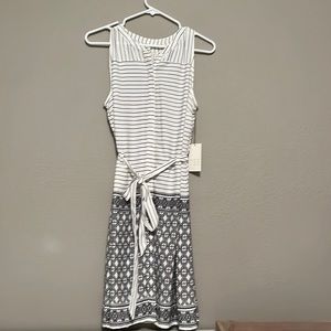 Black and white dress